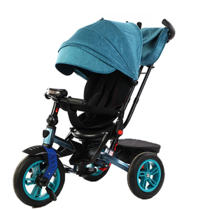 Haute qualité bébé tricycle pédale siège de rotation à 360 degrés avec poignée de poussée enfants monter sur tricycle - Product Image 4