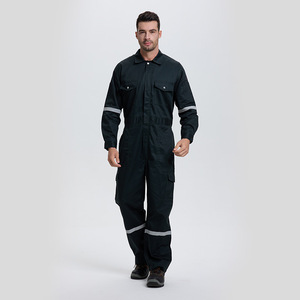 Overoles Ignífugos de Algodón Puro Xk2 8205, Ropa de Trabajo Antiestática para las Industrias Minera, Petrolera y de Energía, Certificación ISO EN11611 EN11612 - Product Image 1