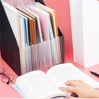 Organizador de archivos de acordeón, carpeta de archivos en expansión con cubierta extensible, organizador de documentos de pie, caja de archivo