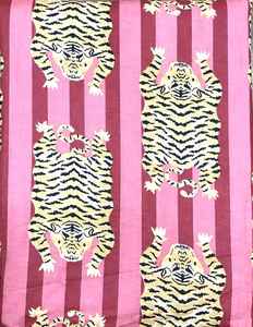 Sac à dos en coton matelassé imprimé main motif tigre, sacoche élégante pour ordinateur portable, idéal pour le quotidien et confortable à porter - Product Image 4