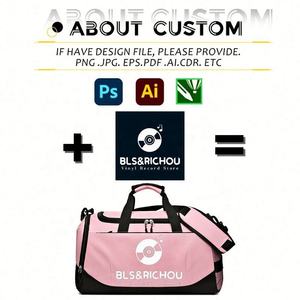 Vente en gros de sac à dos de yoga et de fitness à la mode personnalisé sac de voyage court-courrier grande capacité bagage à main sac à bandoulière avec logo - Product Image 3