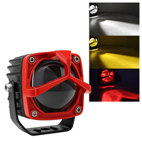 Projecteur laser LED LELANPU pour feux antibrouillard avant, 1 lentille, boîtier en aluminium pour moto Nmax R15 V3
