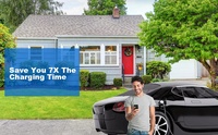 RTFLY Nouvelle Arrivée Station de Recharge Portable pour Véhicules Électriques Populaire 7kW Monophasé Type 2 Chargeur EV 32A Portable avec Prise CEE