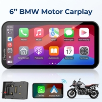 Carpuride W603B Écran tactile sans fil pour moto 6,3 pouces Carplay Android Auto USB Étanche Garantie 1 an BMW Moto