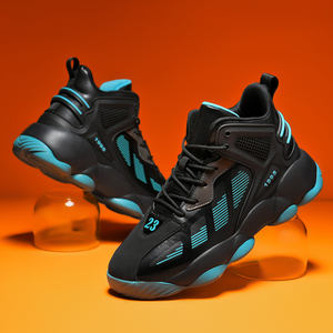 中国の新しいデザインのバスケットボールスポーツシューズブランドスニーカースポーツ通気性のある安いバスケットボールシューズ男性用 - Product Image 6