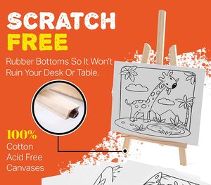 Conjunto de Arte de dibujo para niños, lienzo acrílico, suministros de arte, 26 piezas - Product Image 3