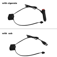 EL Car Styling Cold Light Ambience Lamp Line Car Lights Neon Car LED RGB Neon Interior Atmosphere Light Strip