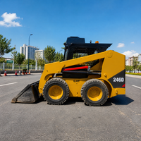 Gebrauchter CAT 246D Kompaktlader Original 3 Tonnen Gebraucht-Radlader für Bau- und Landschaftsbauarbeiten