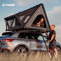 Tente de toit pour SUV, imperméable, coque rigide, ouverture latérale, design léger, pour les aventures de camping hors route