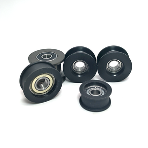 Roue à roulement à haute charge BSH600036-14 10X36X14mm en POM avec roulement pour chariots industriels, chariots et machines - Product Image 6