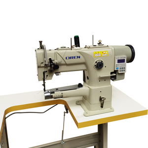 <span class=keywords><strong>Machine</strong></span> à coudre industrielle pour cuir, à aiguille simple, à plateau motorisé, entraînement direct, petite bouche, tête haute RN8B-246D3 - Product Image 2