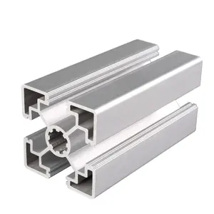 6063 Alloy Industrial Anodized Aluminum Extrusions Profiles Aluminum 4545 Profile