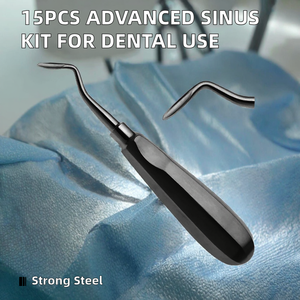 Wholesale 15pcs Advanced Steel Sinus Kit Dental Implant <b>Drills</b> Stoppers Lifting Elevation <b>Hand</b> Instruments Surgical Tools Manual - Product Image 2