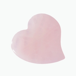 Custom Logo High Quality <b>Rose</b> <b>Quartz</b> <b>Heart</b> Shape Face Guasha - Product Image 2