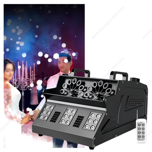 Machine à bulles de brouillard 1500W avec lumière de scène RVB 18 LED avec télécommande pour DJ Halloween Party Wedding Stage <span class=keywords><strong>Effect</strong></span> Equipment - Product Image 2