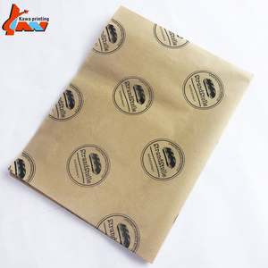 Customized Printing Brown Kraft <b>Paper</b> for Food Packaging Greaseproof Burger Wrapping <b>Sheets</b> Eco-friendly Sandwich Wrappers - Product Image 5