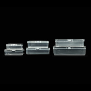 Transparent Plastic Storage <b>Boxes</b> <b>With</b> <b>Lid</b> For Tools Parts Accessories Desktop Organizer <b>Small</b> Size K Combination Yiwu Origin - Product Image 2