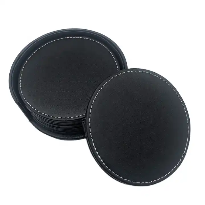 PU Leather Factory Wholesale Car Cup Holder Coasters with Cardboard - China  Coaster Cardboard and Car Cup Holder Coasters price