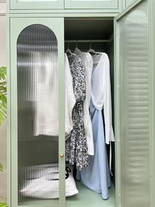<span class=keywords><strong>Armoire</strong></span> en acier robuste pour la maison, penderie modulaire en fer, placard pour enfants, rangement de vêtements pour chambre à coucher - Product Image 2