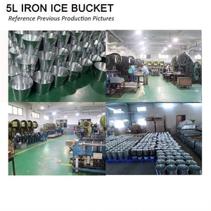 Offre Spéciale fête bière boisson bacs à glace Profession 5L galvanisé métal <span class=keywords><strong>vin</strong></span> seau à glace - Product Image 6