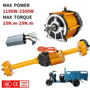 Large Stock 800w-1200w 48V/60V/72V Electric Differential Tricycle Brushless Dc Motor