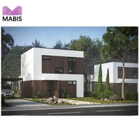 Maisonnette préfabriquée en acier léger galvanisé, design modulaire de luxe pour villa de villégiature résidentielle