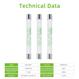 16A 1500V Предохранитель цилиндрической формы - Product Image 4