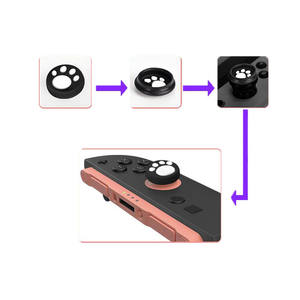 Funda Protectora de Silicona con Diseño de Pata de Gato para Nintendo <span class=keywords><strong>Switch</strong></span> 2, Cubierta para Palanca de Mando, Accesorios para Controlador de <span class=keywords><strong>Joystick</strong></span> - Product Image 5