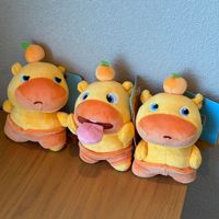 Porte-clés en peluche en polyester authentique Capybara Lulu, breloque de sac à dos, petite poupée, idéal comme cadeau de vacances ou de remise de diplôme