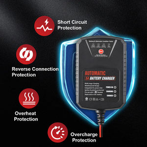 Cargador y Probador de Baterías de Remolque de 12V 5A, Totalmente Automático, para Montaje en Panel, para Remolques de Volteo, Automóviles y Barcos, Venta de Fábrica - Product Image 5