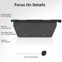 Clavier Magique Portable à Succès avec Emplacement pour Stylet, Matériaux Silicone et Métal, Compatible avec le Clavier Magique