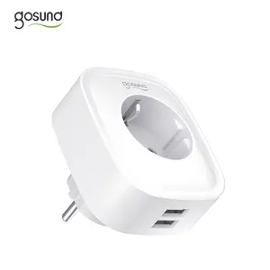 Điện Công Nghiệp Mobile App Điều Khiển Điện Adapter Relay EU Ổ Cắm Không Dây Hẹn Giờ Outlet Wifi Tường Ổ Cắm Thông Minh Cắm