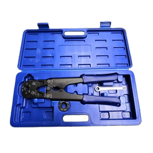 Herramienta de Prensado de Tuberías de Acero Industrial con Mango de Plástico en Estuche Azul para Conexiones PEX - Product Image 1