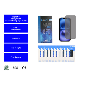 Protection d'écran en verre trempé anti-rayures de qualité supérieure, anti-espionnage, 9H, pour <span class=keywords><strong>iPhone</strong></span> 1615 14, film de protection pour téléphone - Product Image 2