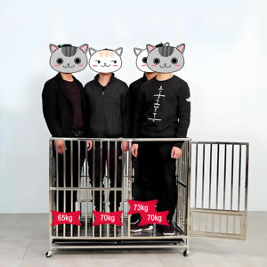 <span class=keywords><strong>Cage</strong></span> pliable résistante aux chocs pour chien bondage en métal <span class=keywords><strong>cage</strong></span> pliable pour chien grands meubles avec plateau en plastique pour lae - Product Image 3