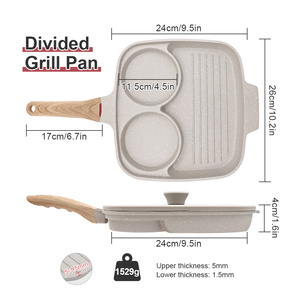 Aluminum Nonstick Coating <strong>Frying</strong> <strong>Pan</strong> Multi Function Breakfast <strong>Grill</strong> <strong>Pan</strong> Non-Stick <strong>Frying</strong> <strong>Pan</strong> for Eggs, Bacon, and Pancakes - Product Image 6