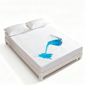 Funda de Colchón <span class=keywords><strong>Impermeable</strong></span> de Tela de Alta Elasticidad, Suave y Esponjosa, Sin Ruido - Product Image 3