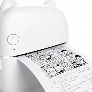 เครื่องพิมพ์ไร้สายขนาดเล็ก แบตเตอรี่ 1200mAh เครื่องพิมพ์ฉลากความร้อนแบบพกพา สำหรับพิมพ์ใบเสร็จ รูปภาพจากกล้อง สำหรับการเดินทาง - Product Image 5