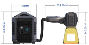 เครื่องแกะสลักไฟเบอร์เลเซอร์แบบมือถือ Fsy New 20w/30w/50w รองรับไฟล์ Dxf เครื่องพกพา - Product Image 5