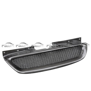 Carbon Fiber RS Style Fender Flares Radiator Grille <b>Grill</b> <b>Mesh</b> <b>for</b> Hyundai Genesis Coupe 2009-2011 - Product Image 4
