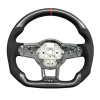 Pièces intérieures automobiles personnalisées, fabrication directe d'usine, volant en fibre de carbone pour Volkswagen VW Tiguan Amarok Beetle Jetta