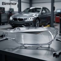 Feux de voiture Bimmor pour BMW F30 F35 2011-2015, couvercle en verre pour phares, coque en plastique pour phare avant, fabrication d'usine