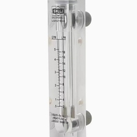 Débitmètre Rotamètre 5 GPM pour eau, liquides chimiques et argon, à montage sur panneau, pour eau et Argon