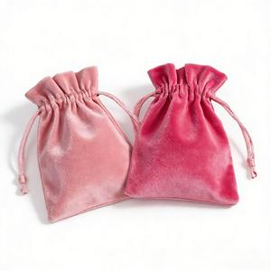 Nueva llegada: Bolsa de microfibra de terciopelo reciclable personalizada con cordón, ideal para joyería, monedas y collares. ¡Gran oferta! - Product Image 1