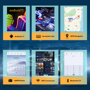 Panel frontal de rotación <span class=keywords><strong>Android</strong></span> 11 Car Video Vertical Smart Screen Soporte de navegación GPS <span class=keywords><strong>Bluetooth</strong></span> para NISSAN MAXIMA 2016- - Product Image 6