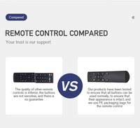 Télécommande universelle intelligente 315 MHz à 12 touches pour décodeur TV et domotique, avec piles AAA et portée de 20 m – Vente en gros usine