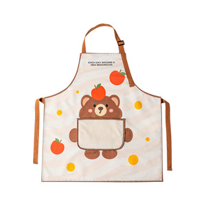 Wipeable <b>Apron</b> For <b>Kitchen</b> Cooking Baking Waterproof Oil Proof With Pockets Adjustable Straps Adult Use - Product Image 2