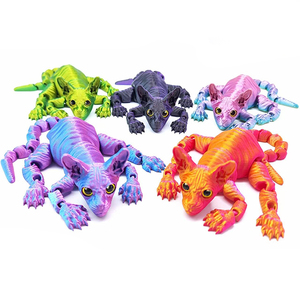 Juguetes Articulados de Gato Impresos en 3D para Adultos, Animales Impresos en 3D, Juguetes Antiestrés, Decoración para Aliviar el Estrés, Gato sin Pelo Impreso en 3D - Product Image 3