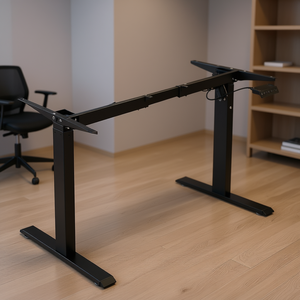 Base de bureau électrique réglable en hauteur (27,6-46,1 pouces) et en longueur (35,4-53,2 pouces) pour mobilier de bureau - Product Image 2