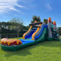 GMY Maison gonflable sur le thème des dinosaures avec toboggan Gonfiabili Maison Gonflable Nouveau design Château gonflable à vendre
